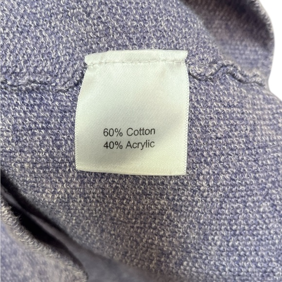 Sahalie Women's Purple Cardigan Sweater - Picture 5 of 6